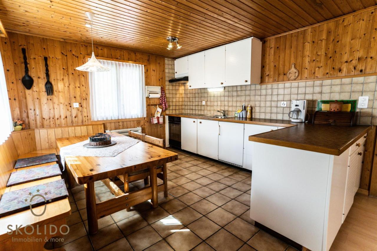 Haus Birchi, Fiesch 3.5-Zimmerwohnung Birchi Exteriér fotografie